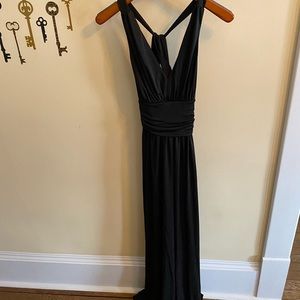 Black evening dress from express